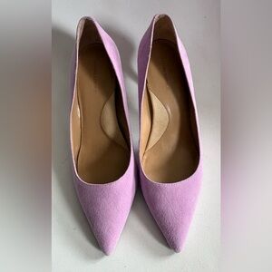 Banana Republic Lilac Suede Pointed-Toe Flats